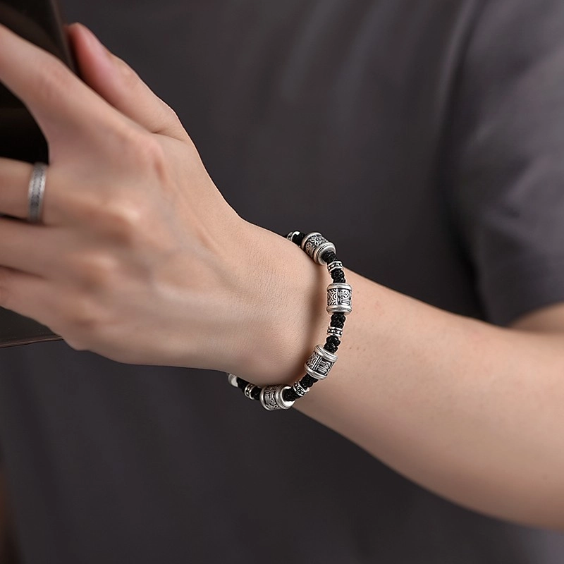 Silver bracelet luck (6) Silver bracelet intended for luck with Gifts for Men - Image 4