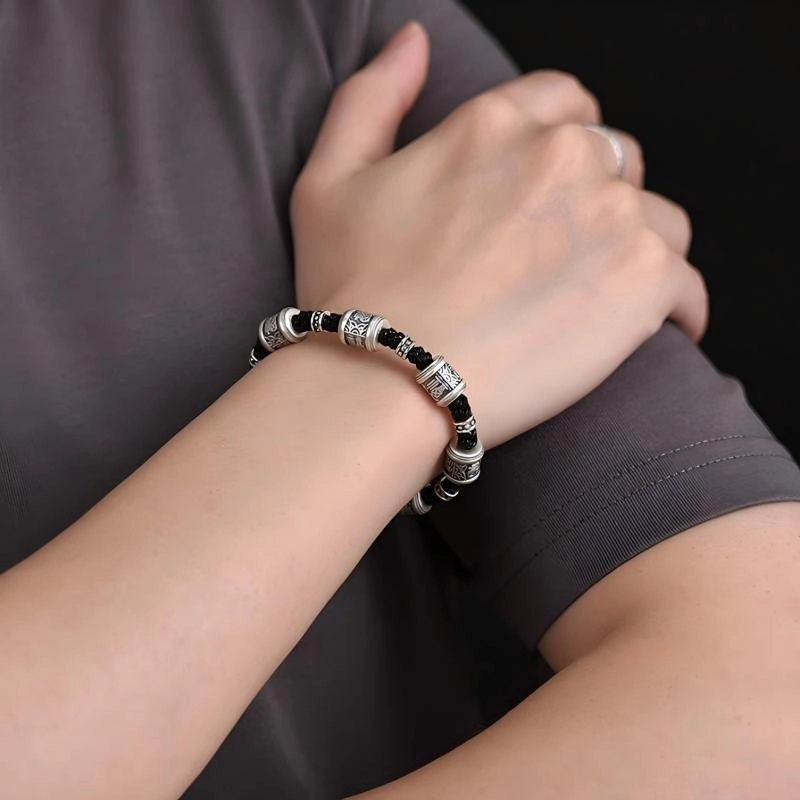 Silver bracelet luck (7) Silver bracelet intended for luck with Gifts for Men - Image 3