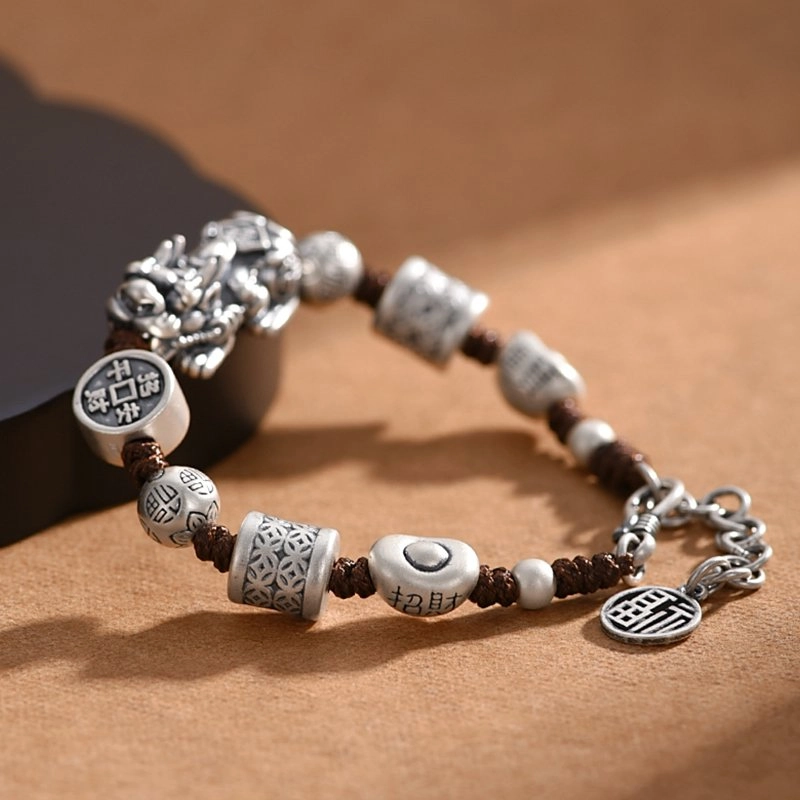 Sterling-Silver-Bracelet-Pixi-1.jpg Feng Shui Bracelet Pixi Wealth Attracting Sterling Silver - Image 1