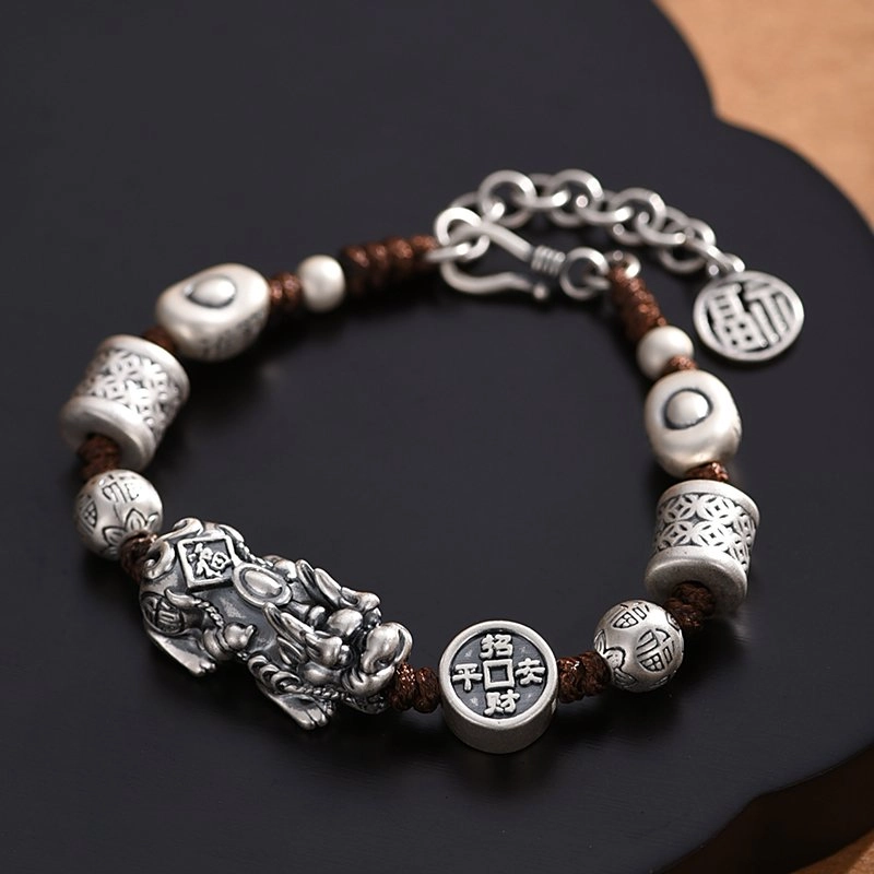 Sterling-Silver-Bracelet-Pixi-3.jpg Feng Shui Bracelet Pixi Wealth Attracting Sterling Silver - Image 4