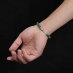African Green Jade Bracelet（6mm） - Image 5