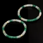 African Green Jade Bracelet（6mm） - Image 2