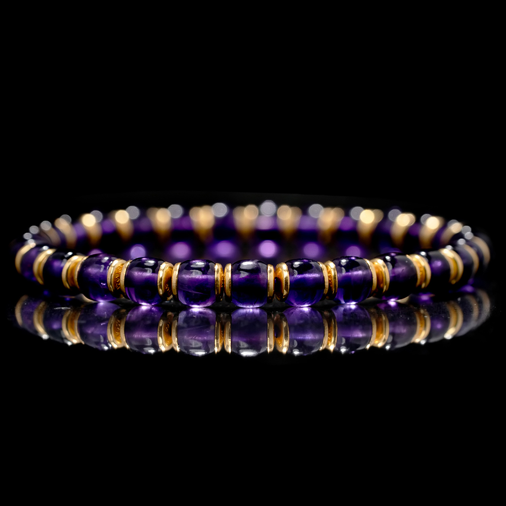 Amethyst-Bracelet-5.webp Amethyst Bracelet(6mm) - Image 1