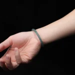 Blueish Green Jadeite Jade Bracelet（6mm） - Image 5