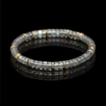 Grey Moonstone Bracelet（5mm） - Image 3