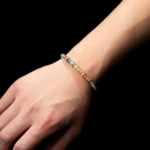 Rainbow Seven Chakra Moonstone Bracelet（5mm） - Image 5