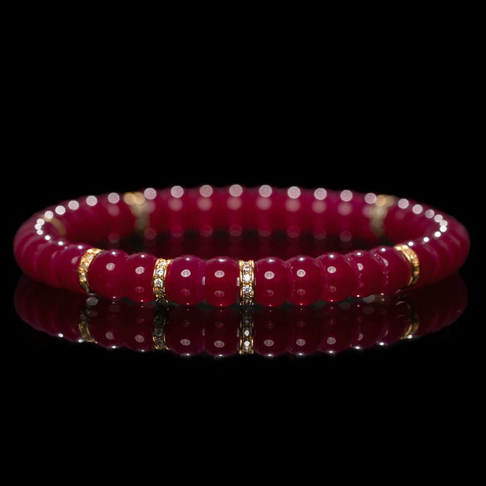 Ruby-Bracelet-6mm.webp Ruby Bracelet(6mm) - Image 1