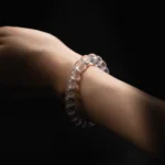 Starry Rose Quartz Bracelet  (9mm) - Image 4