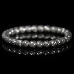 Twist Silver Bead Bracelet（7mm）