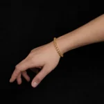 White Crystal Bracelet（6mm） - Image 4