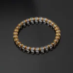 White Crystal Bracelet（6mm） - Image 5