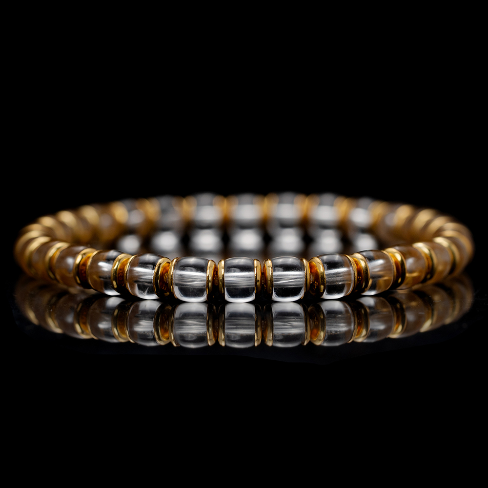 White-Crystal-Bracelet.webp White Crystal Bracelet(6mm) - Image 1