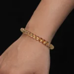 Yellow Azeztulite Bracelet（7mm） - Image 2