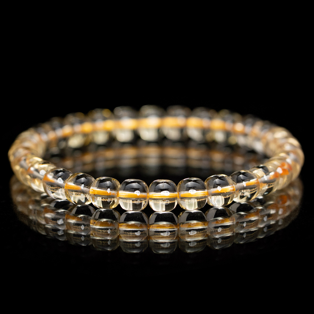 Yellow-Azeztulite-Bracelet.webp Yellow Azeztulite Bracelet(7mm) - Image 1